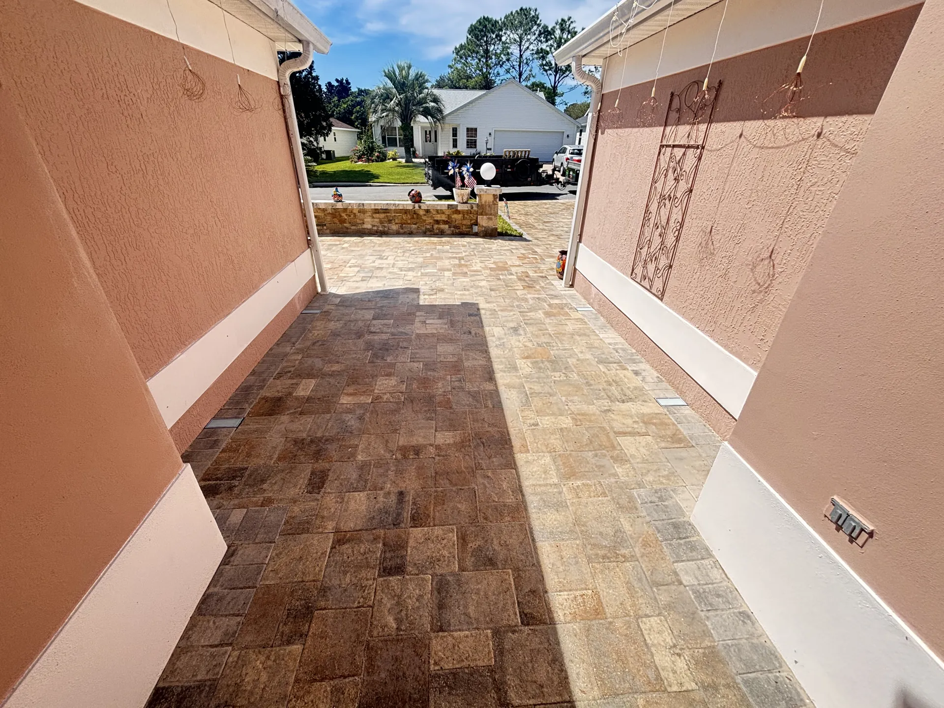 Paver walkway